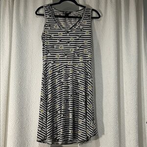 Hot Topic Vintage Skulls and Daisies Dress